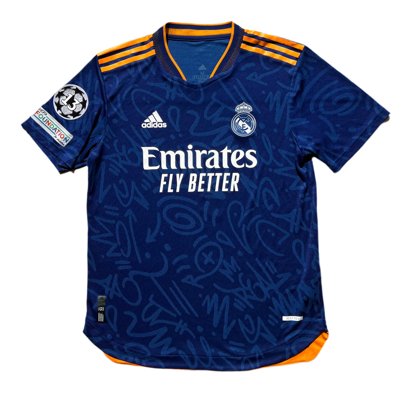 Real Madrid 2021-22 away Eden Hazard Authentic