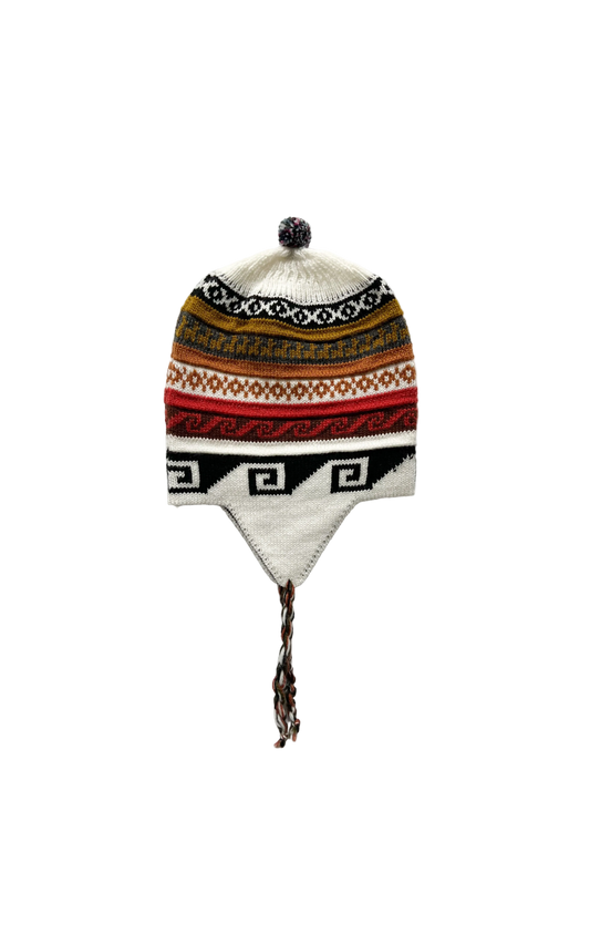 Chullo andyjskie – czapka zimowa z bawełny i baby alpaca